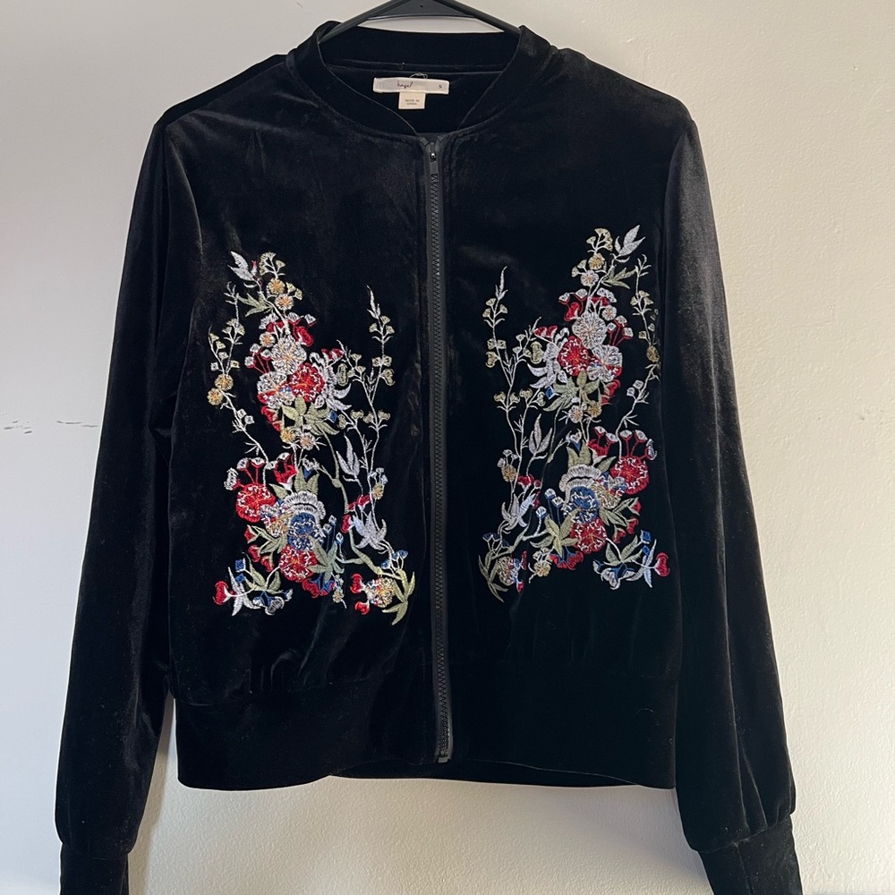 Velvet Bomber Jacket